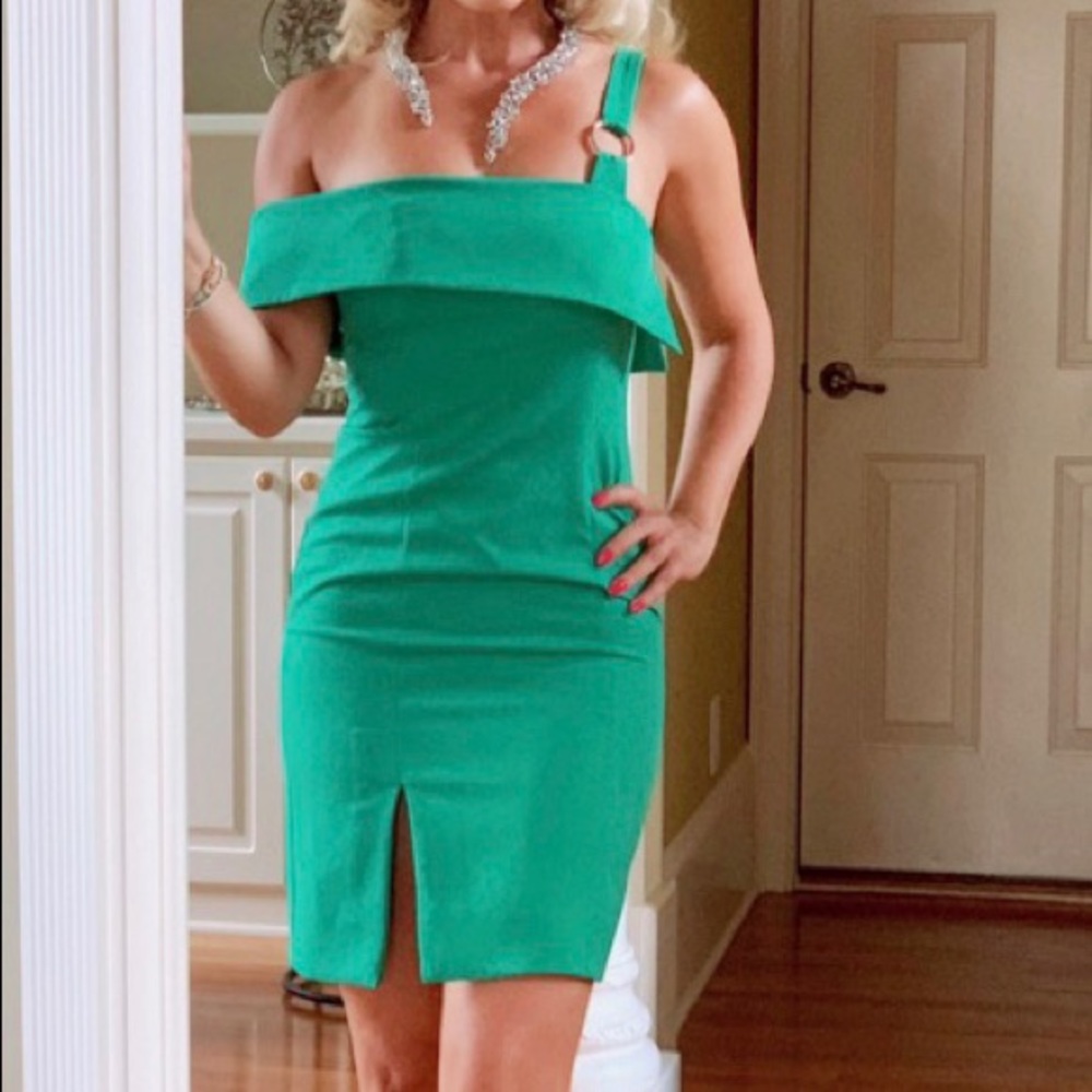 Green NBD dress
